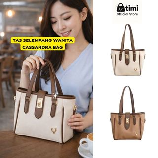 Timi Tas Selempang Wanita Cassandra Bag - Tas Bahu Simple Premium Matte Polos