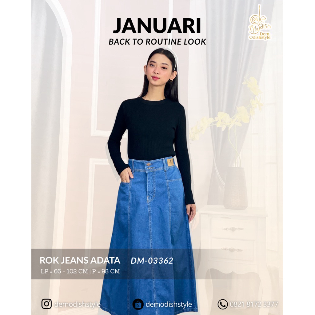ADATA JEANS SKIRT***