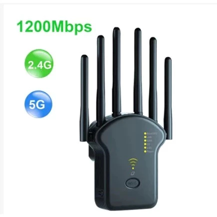 [ Wifi Repeater ] U13 Wifi Repeater 6 เสาอากาศ 1200 Mbps Wireless Extender Wifi Repeater