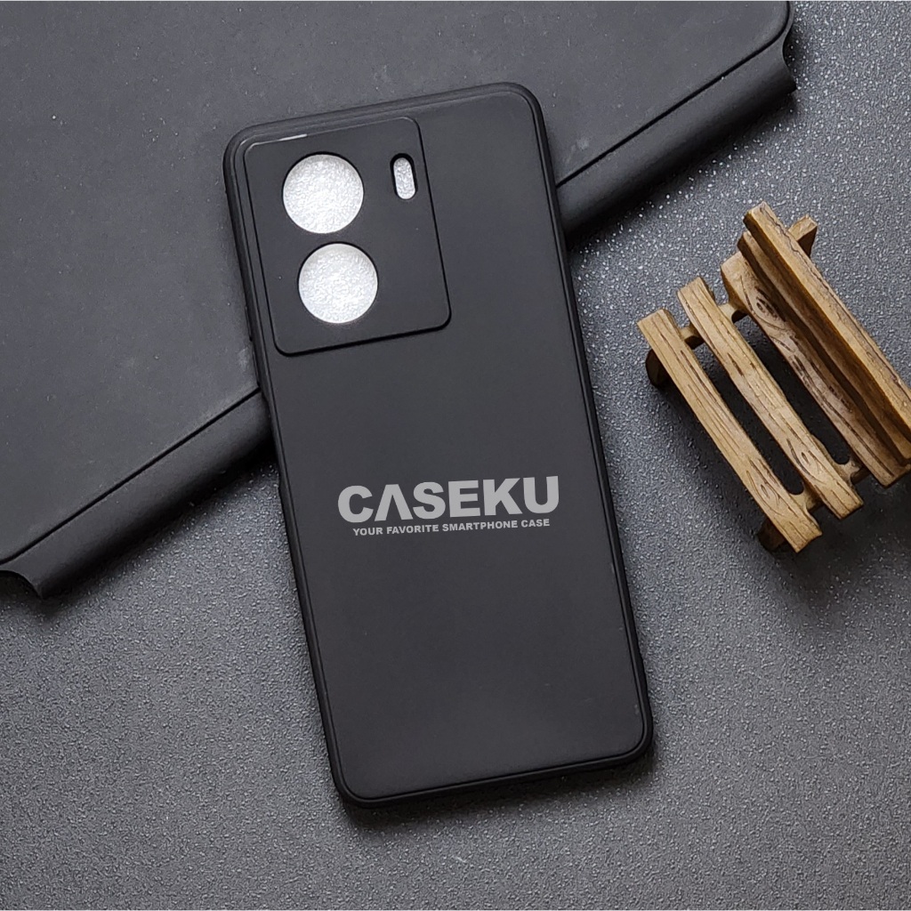 Iqoo Z10 Lite Iqoo Z7 Iqoo Z7X Iqoo Z9 5G Iqoo Z9X Softcase Macaron Square Black/กรณีSquare Edge Cas