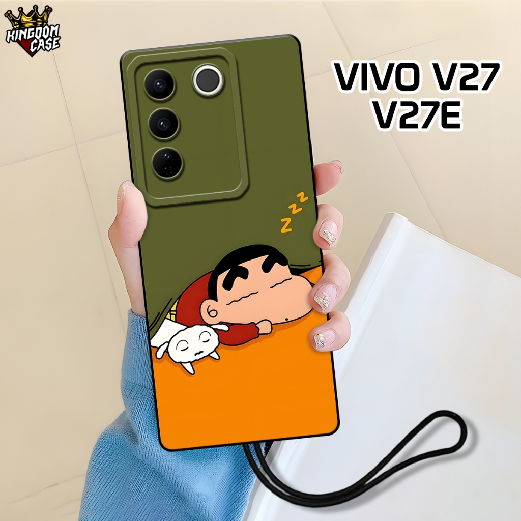 HP ล่าสุด VIVO V27/VIVO V27E Case 2028 - เคสโทรศัพท์ VIVO V27E - 2026 Camera Protect Silicon Case - 