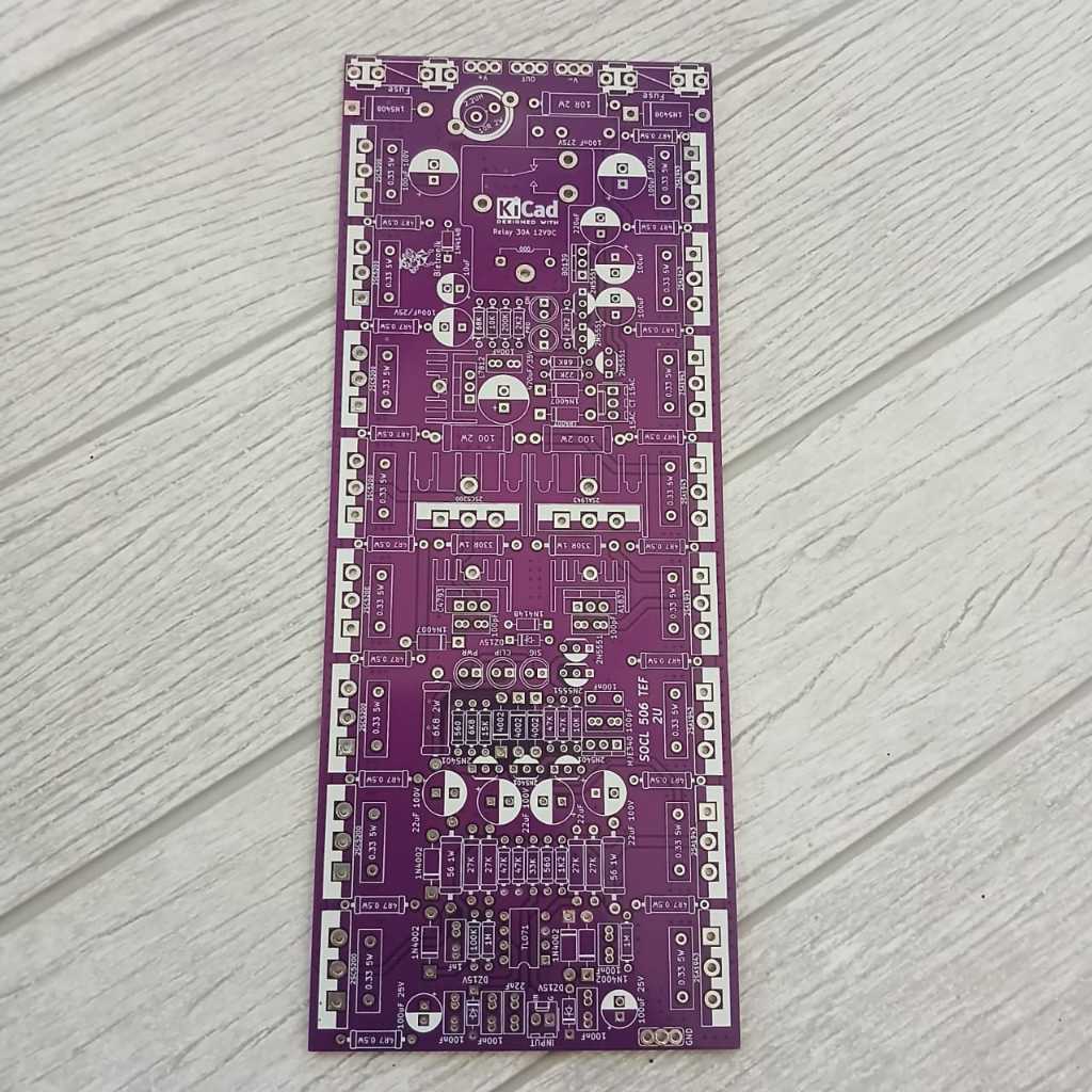 Pcb socl 506 tef 2u 20.cm ใยสองชั้น