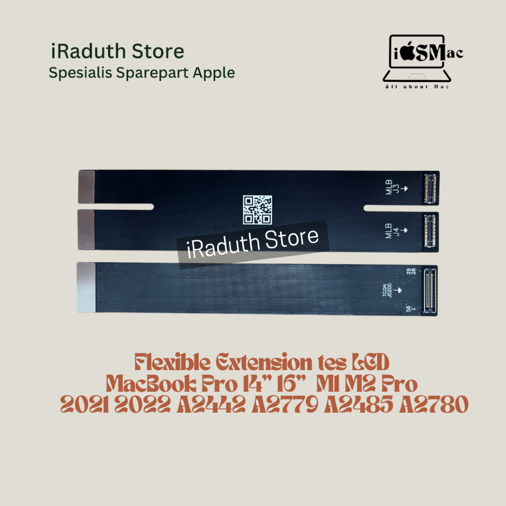 ยืดหยุ่น Extension LCD Test Macbook Pro 14 "16" M1 M2 A2442 A2779 A2485 A2780