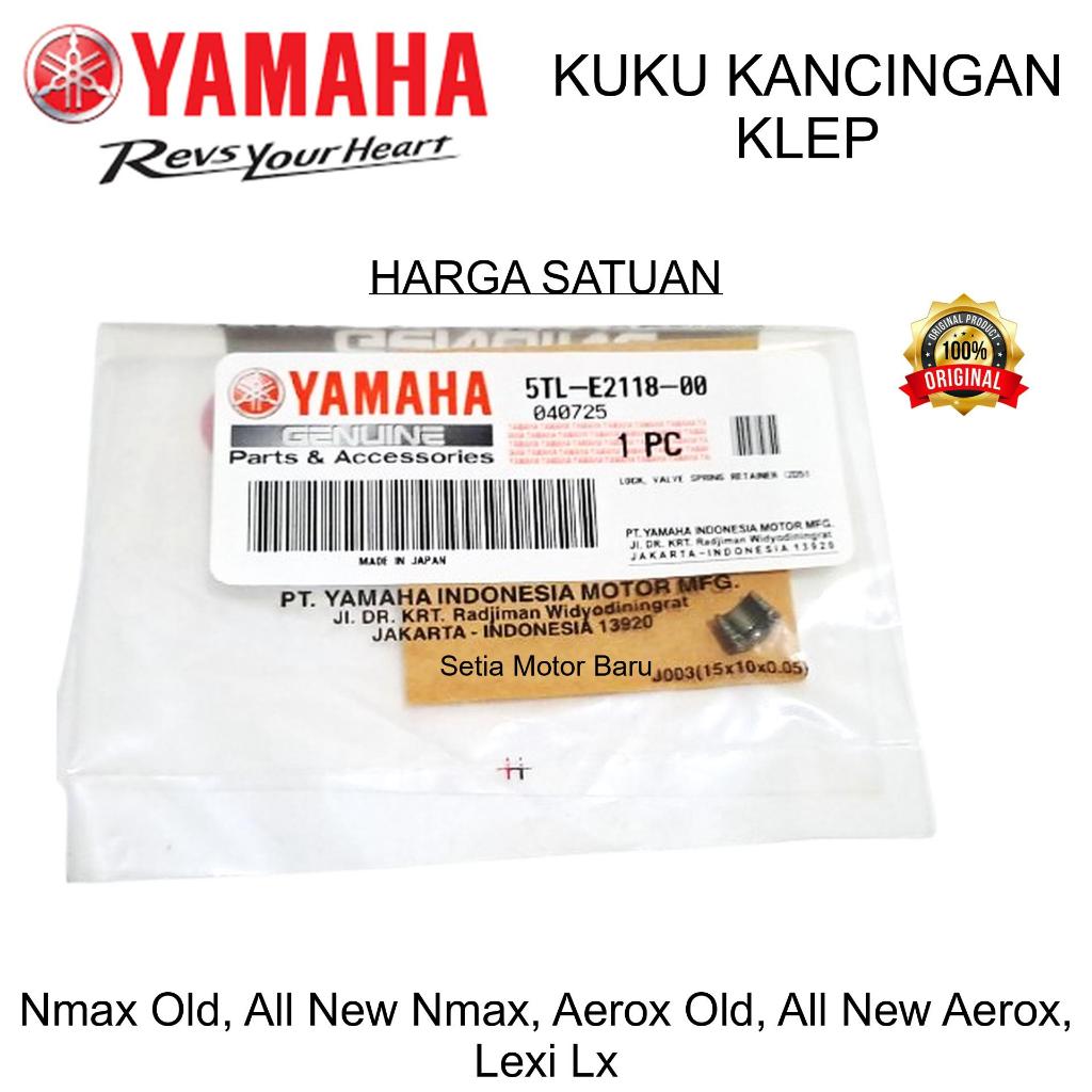 ใหม่ทั้งหมด Nmax N Max Aerox Old Lexi Lx วาล์วปุ่มเล็บ Original Yamaha YGP 5TL-E2118-00