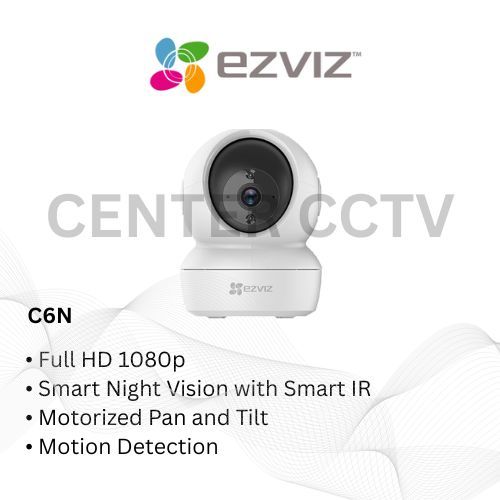 กล้องวงจรปิด IP ไร้สายอัจฉริยะแบบโดม EZVIZ C6N 1080P