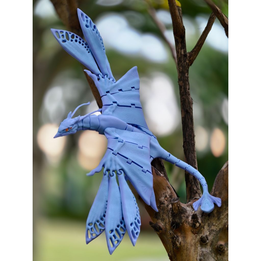 Avatar ikran Flexi 3D Printing Dragon Avatar ของเล่นเด็กสุดเจ๋งและ