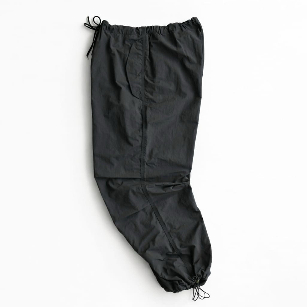 Global Uniqlo GU Parachute ลูกโป่งกว้าง Baggy กางเกง Skena