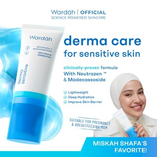 WARDAH Derma Sensitive Skin Rescue Moisturizer Neutrazen + Madecassoside 50g - Meredakan dan Menenangkan Jerawat serta Kemerahan, Improve Skin Barrier, Soothing Skin, Deep Hydration, Mengunci Kelembapan Kulit - Skincare