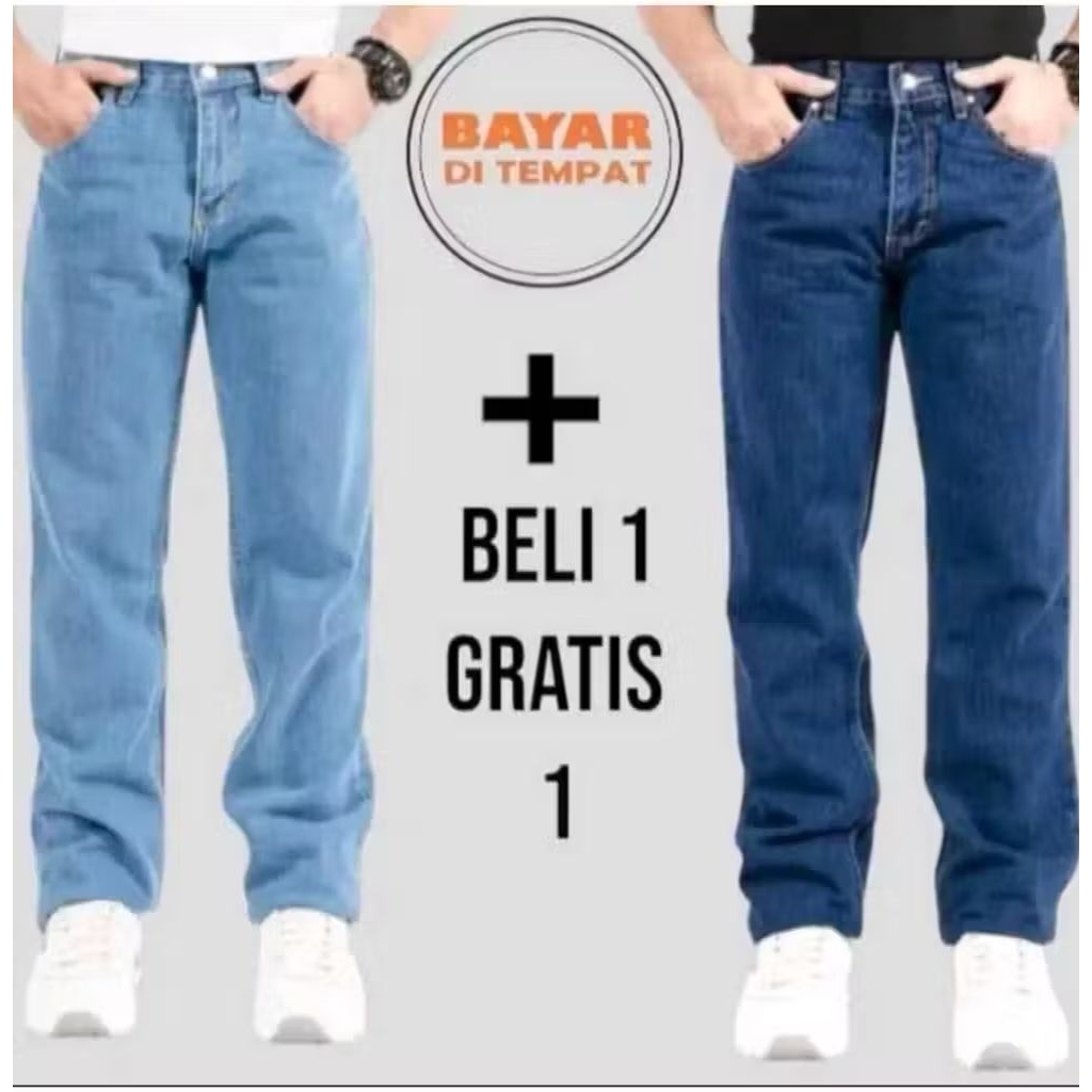 WAREHOUSE BUY 1 แถม 1 PREMIUM REGULAR MENS JEANS