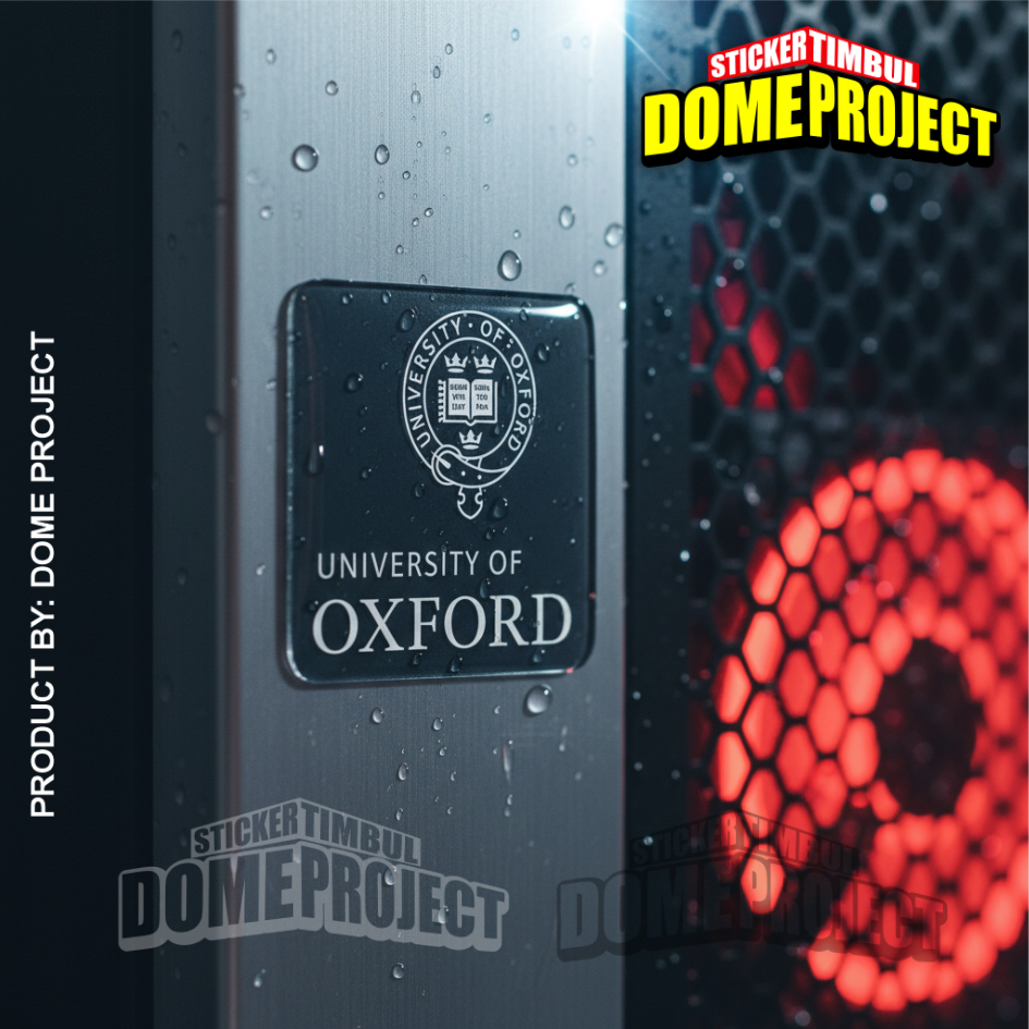 สติ๊กเกอร์ OXFORD WITH RAISED FLEXIBLE WATERPROOF EMBLEM