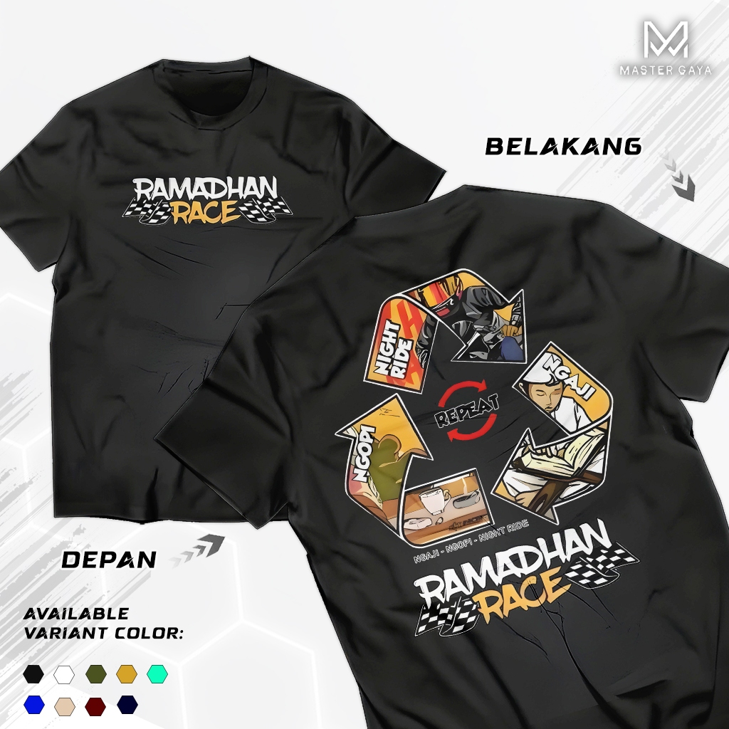 RAMADHAN RACE 2026 V4 Original XHK RACER เสื้อยืด Unisex