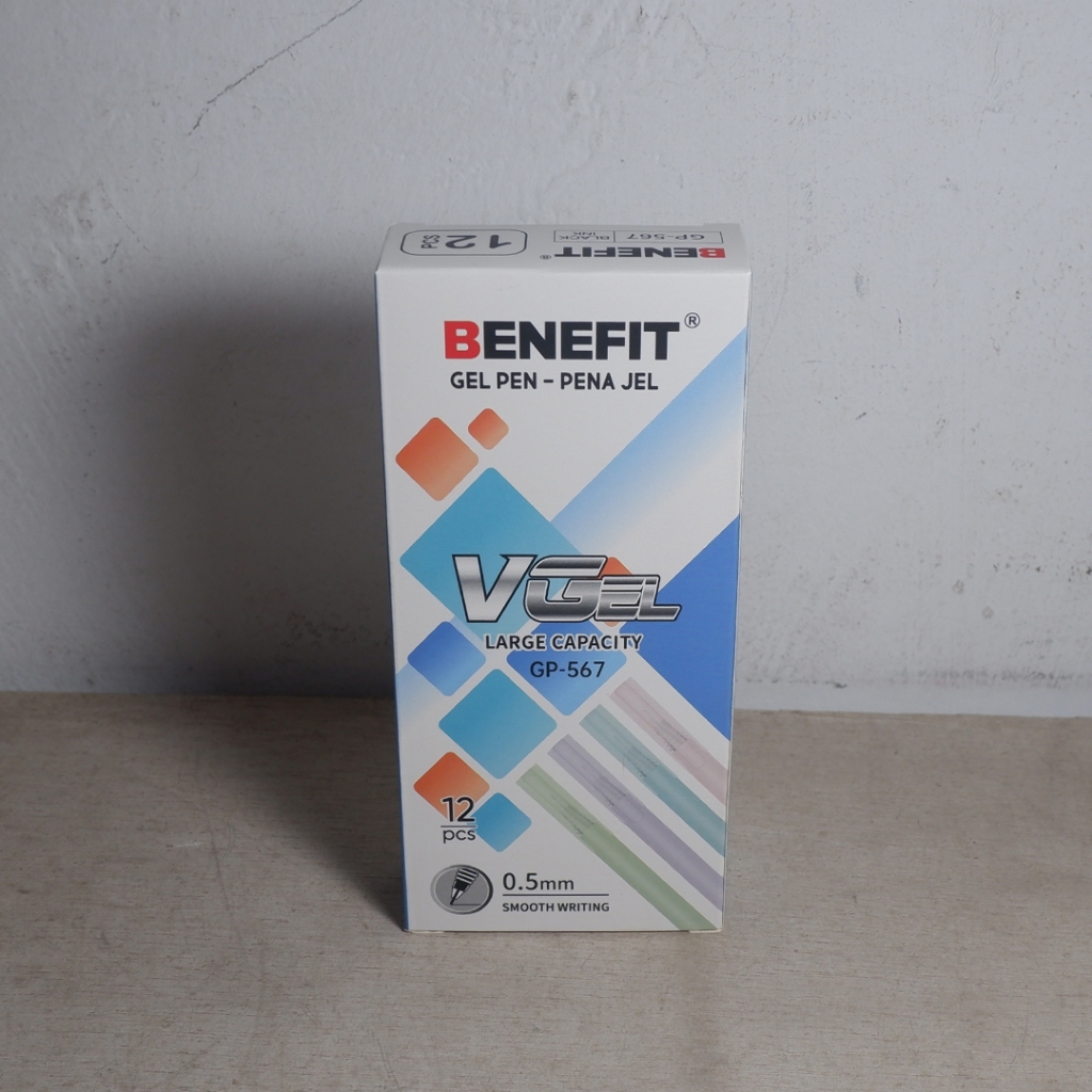 [3 กล่อง] Benefit VGel 0.5mm GP-567 Gel Pen Saving Package ราคาสําหรับ 3 กล่อง