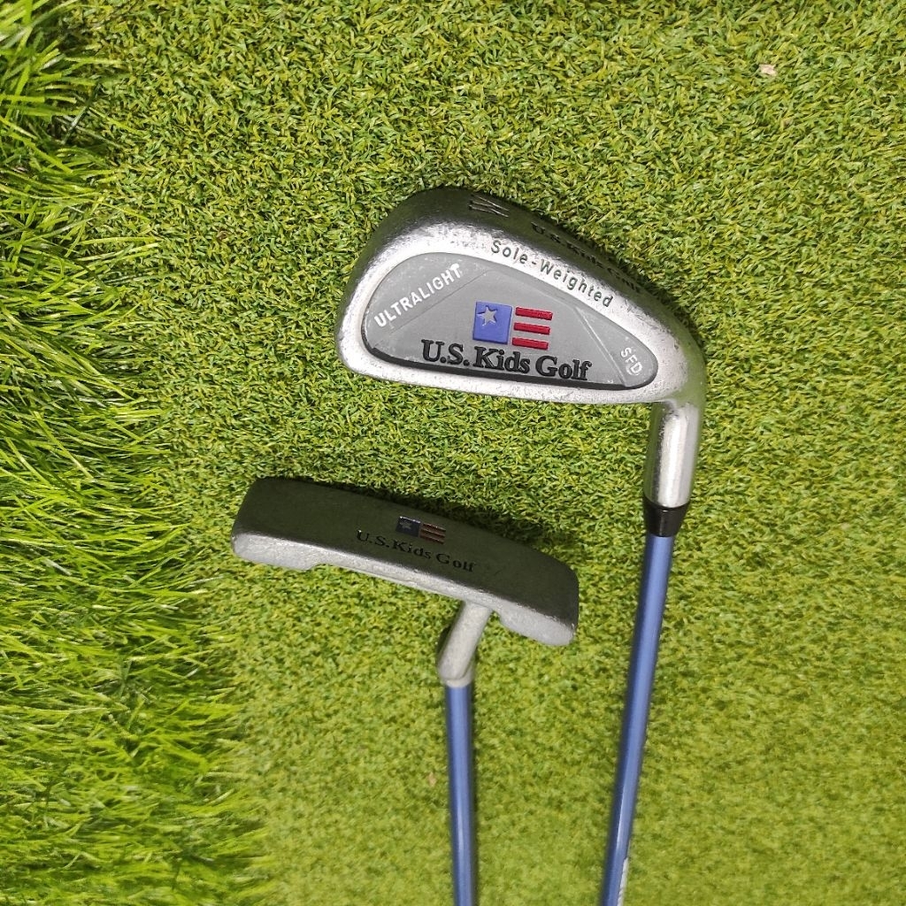 Kids Golf Club Kids Wedge Putter US Kids Golf Shaft Graphite พัตเตอร์น้ําหนักเบาและลิ่มเหล็ก