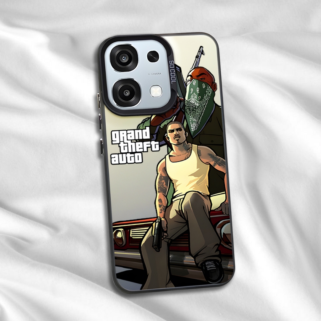 RN97 Case Oppo A6 Pro ฮาร์ดบอร์ดขอบนุ่ม