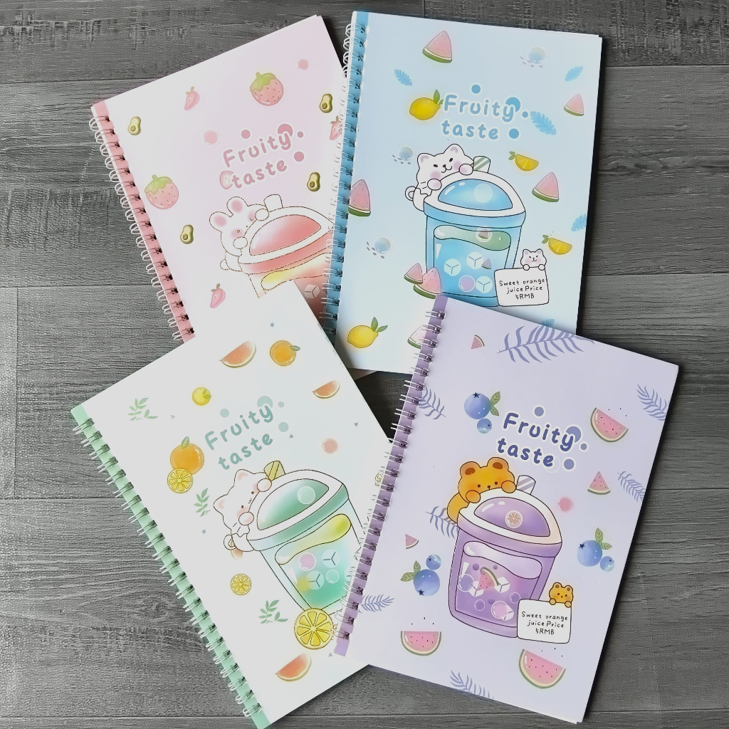 A5 FRUIT TASTE NOTEBOOK/ CUTE A5 NOTEBOOK