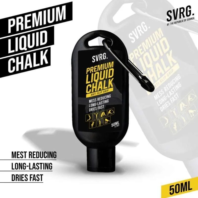 SVRG Premium LIQUID CHALK 50ml - Magnesium LIQUID CHALK สําหรับ Grip Weightlifting Gym & Fitness