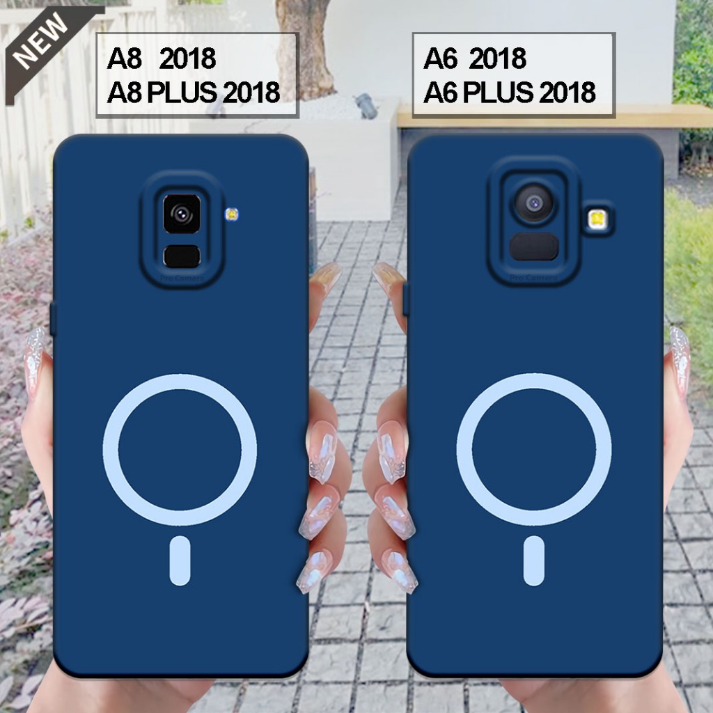 เคส Samsung A6 2018 | A6 PLUS 2018 - ซัมซุง A8 2018 | A8 PLUS 2018 _ปลอกซิลิโคนสีดําใส