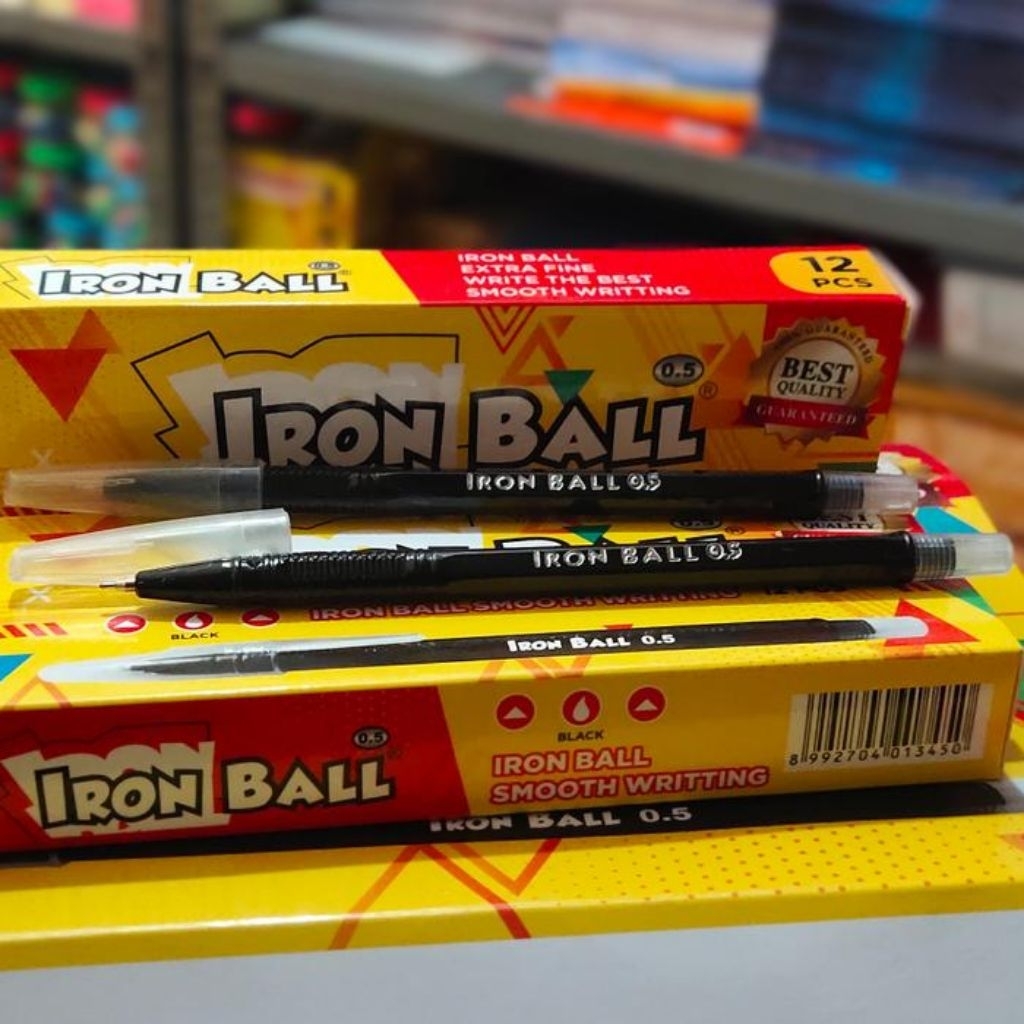 ปากกา IRON BALL 0.5 บรรจุ 12
