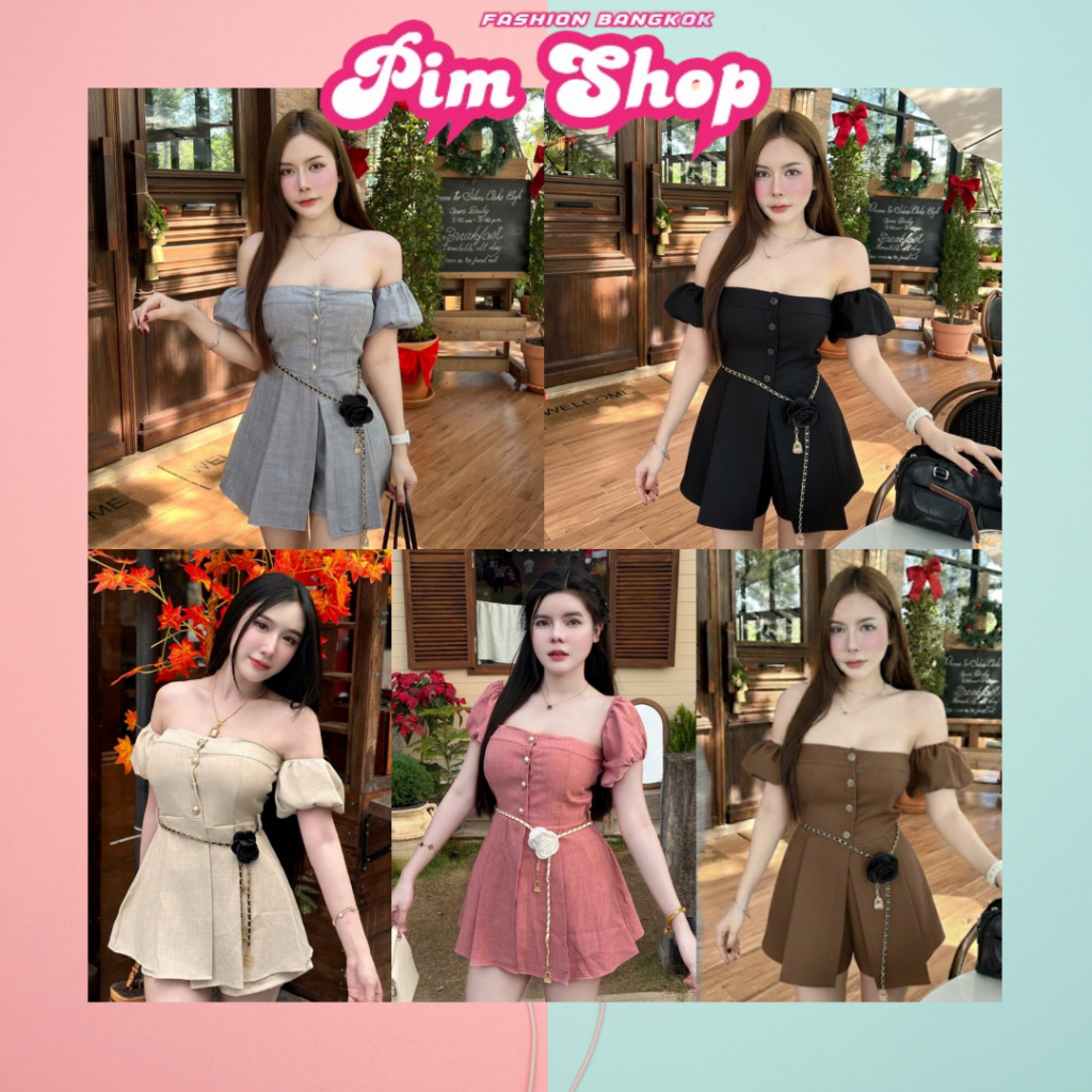 Pim Shop - ชุดกางเกงขาสั้นผู้หญิง Bangkok - 86