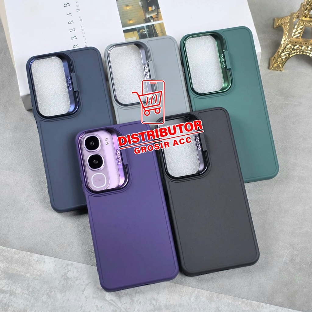 VIVO Y21D CASE MACAROON STAND เคสกล้อง KICKSTAND กล้อง VIVO Y21D