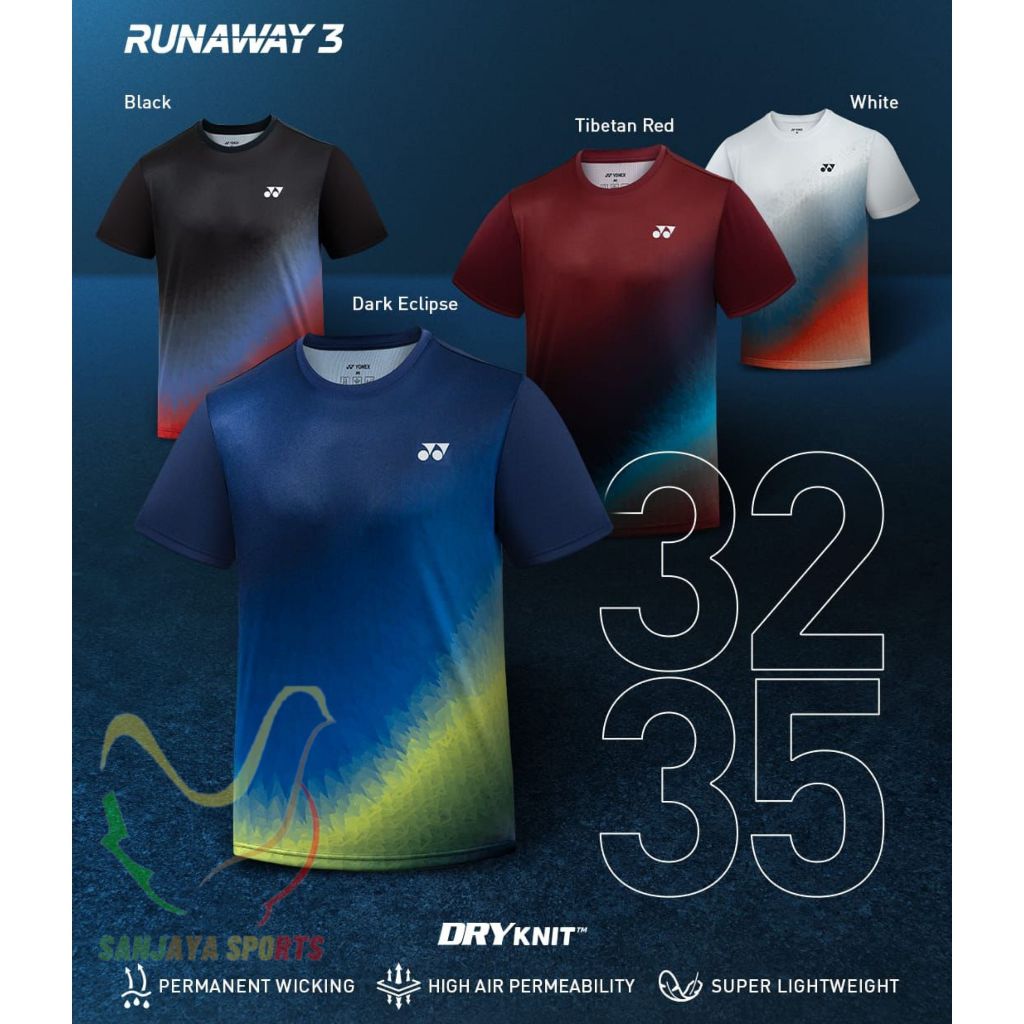 เสื้อแบดมินตัน Yonex Runaway 3235 ดั้งเดิม