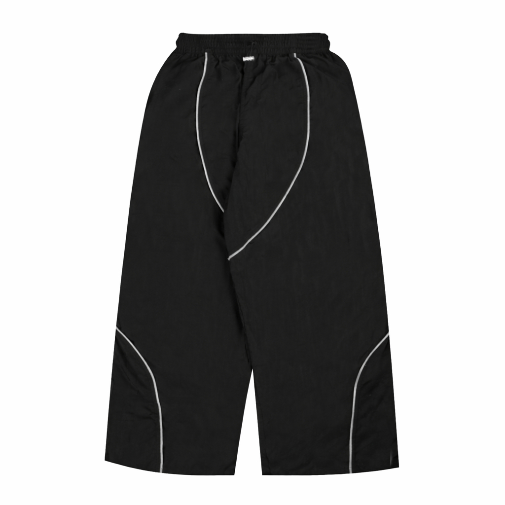 Axxon - ArcLine Baggy Pants สําหรับผู้ชายและผู้หญิง, ขนาดใหญ่สีดํา Streetwear Techwear