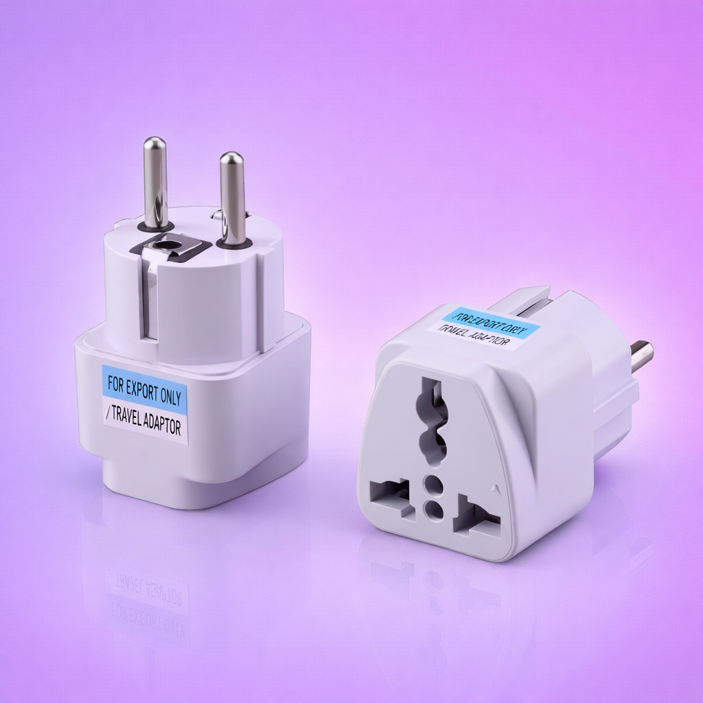 TRAVEL ADAPTER 3 ขาถึง 2 ขา OVER PLUG ADAPTER 3 CONVERTER PLUG