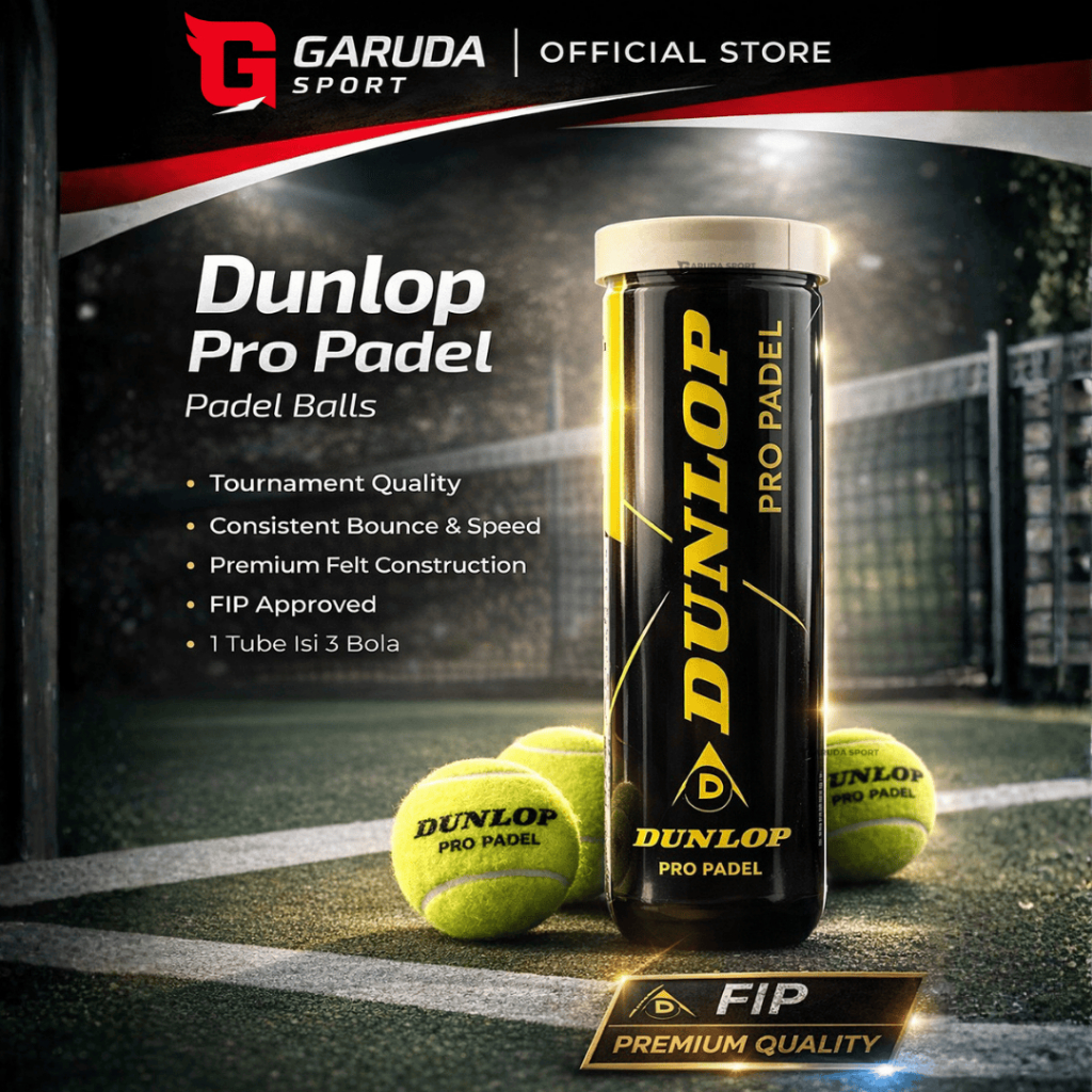 Dunlop Pro Padel Tennis Ball Padel อย่างเป็นทางการ Original Pressure Padel Ball X3