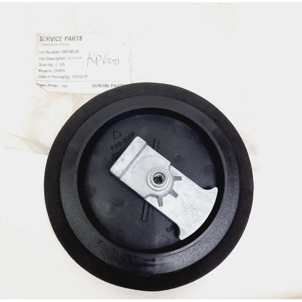 MESIN แผ่นแผ่น Backing PAD เครื่องขัดรถ KP600 Black Decker 6+3 เครื่องขัด 6 นิ้ว KP 600