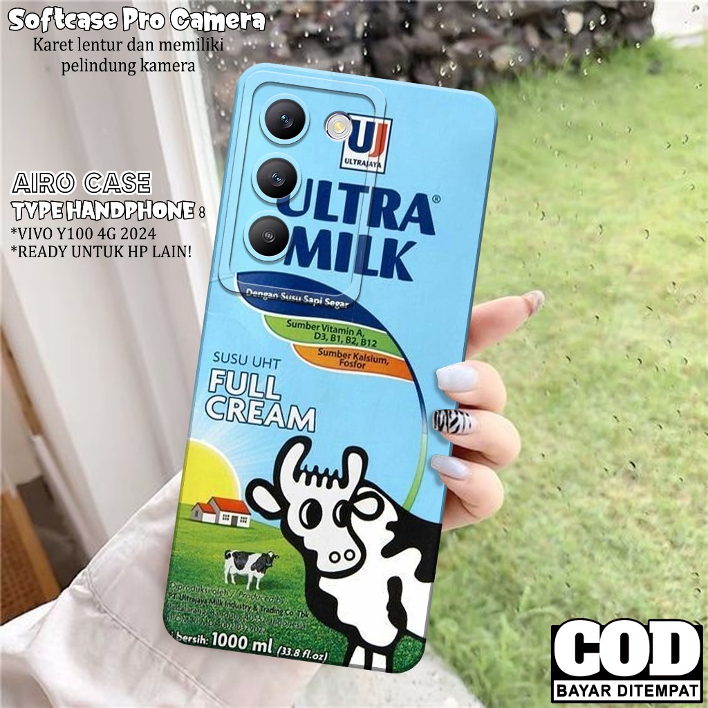 เคส VIVO Y100 4G 2024 ล่าสุด - เคส VIVO Y100 4G 2024 Softcase - เคสแฟชั่น DRINK - เคส VIVO Y100 4G -