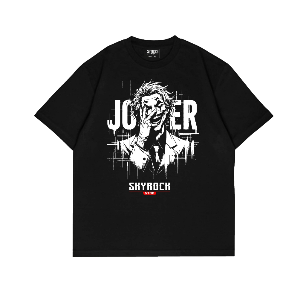 เสื้อยืด SKYROCK STAR JOKER Distro Combed 24s