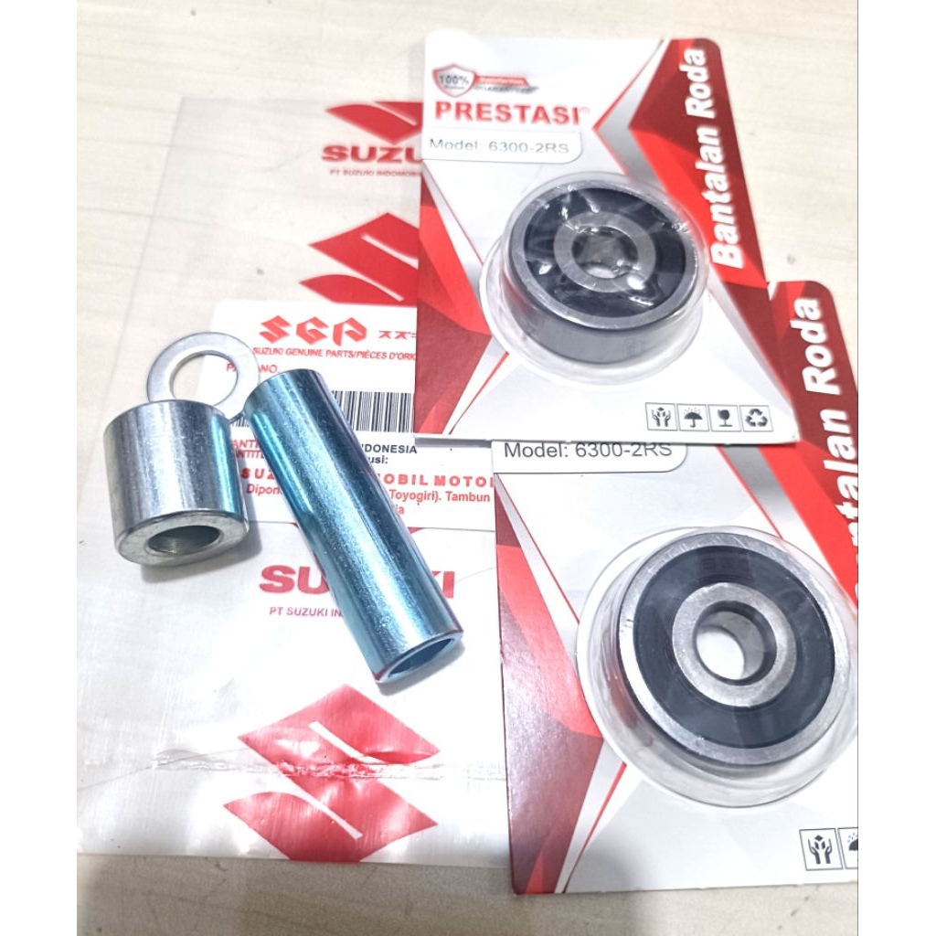 BEARING PACKAGE OF WHEEL BOSH + DRUM + FRONT WHEEL COMPLETE SUZUKI SHOGUN SMAS