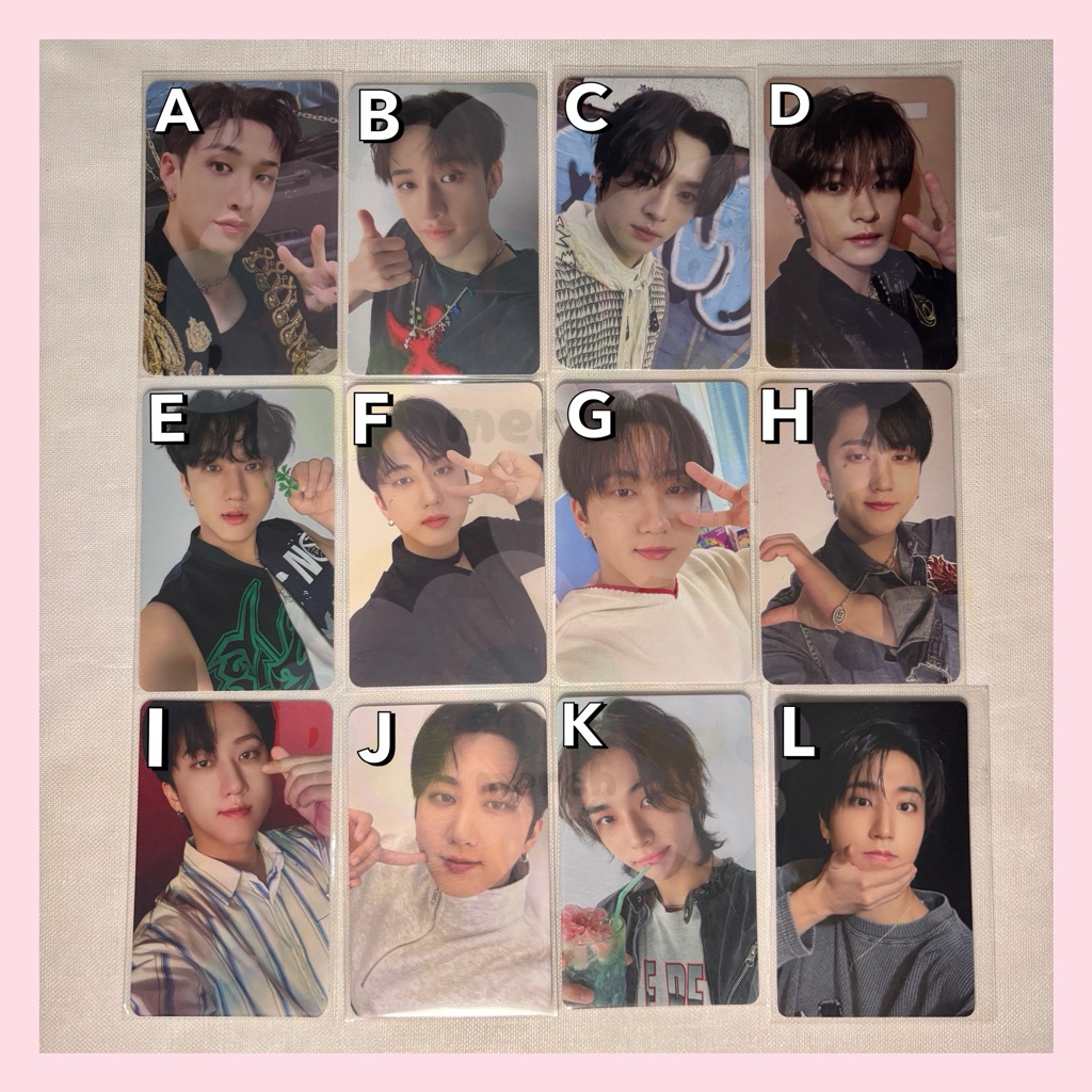 [READY] PC PHOTOCARD OFFICIAL STRAY KIDS BANGCHHAN LEE KNOW CHANGBIN HYUNJIN YN