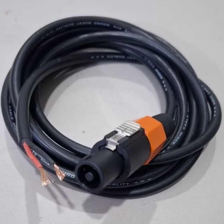 SPEAKON NL4FX SPEAKER CABLE เพาเวอร์มิกเซอร์ LENGTH 5 10 15 20 25 30 เมตร