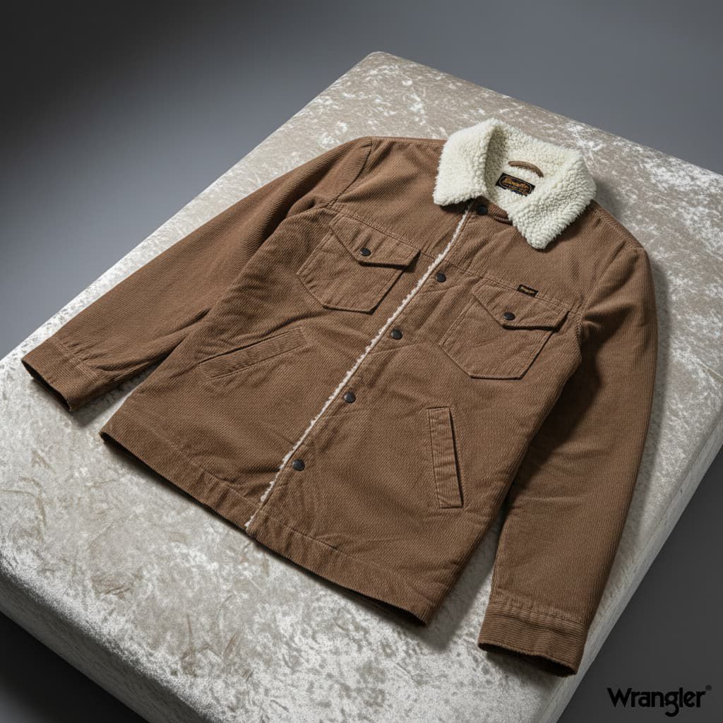 Wrangler Sherpa Trucker Corduroy Jacket