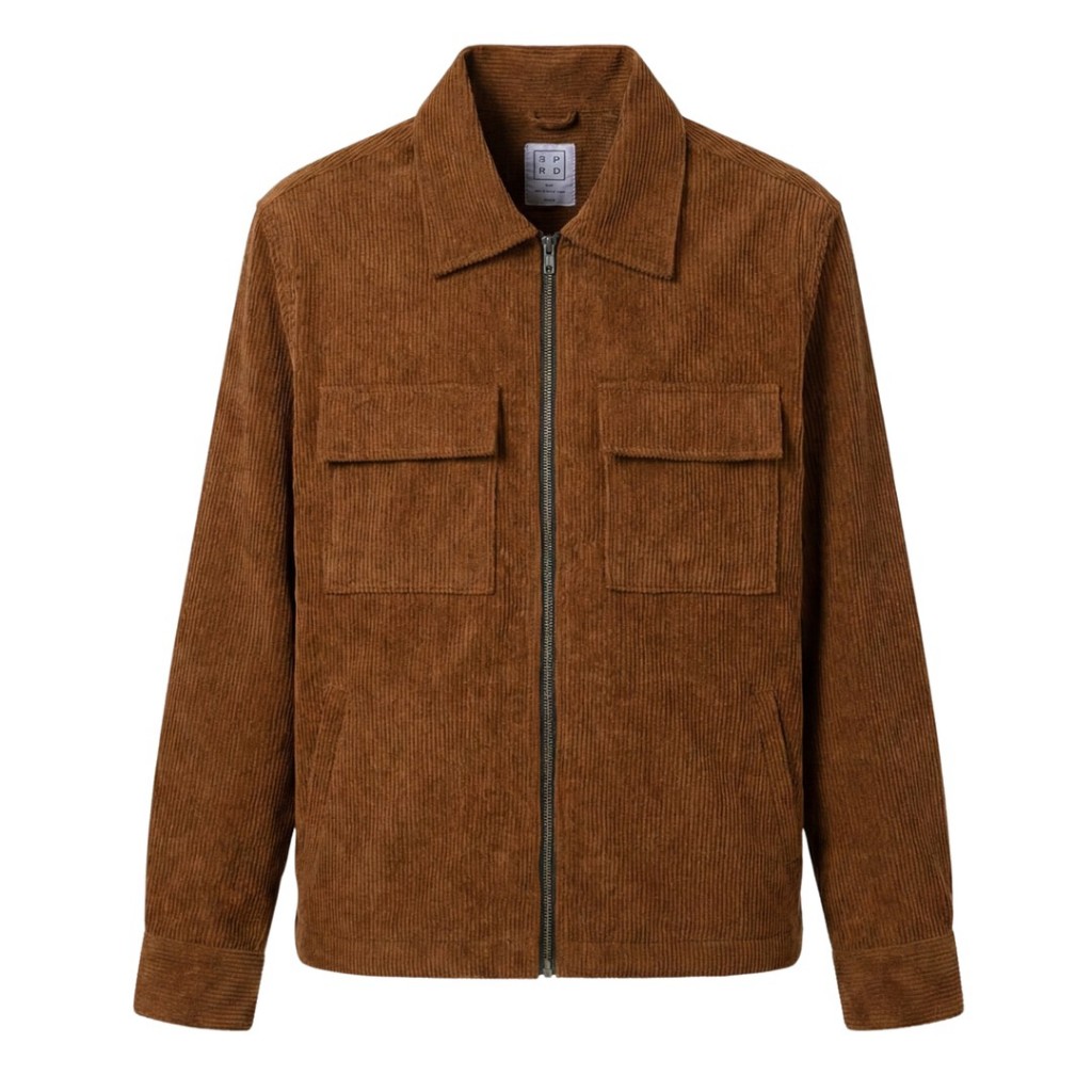 Wesley Cord Jacket สีน้ําตาล