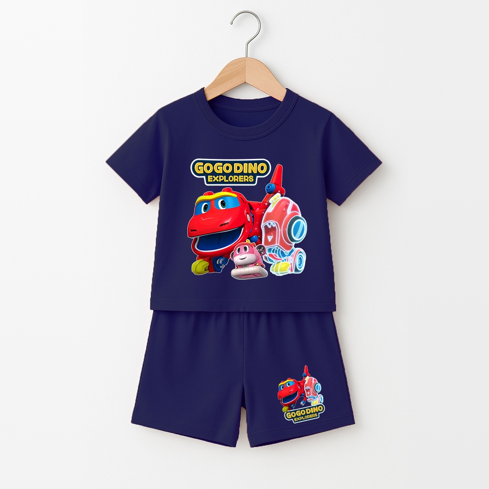 ชุดจัมโบ้แขนสั้นเด็กชาย Gogo Dino G-2370