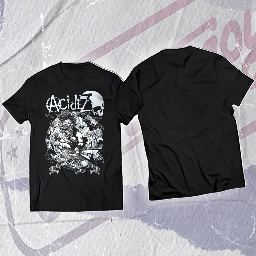 KATUN Punk T-Shirt / Punk Band / Acidez Band T-Shirt / ผ้าฝ้ายหวี 30s