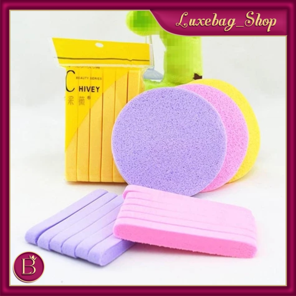 LB - Potato Sponge Facial Sponge Facial Stick Facial Wash Sponge ฟองน้ําทําความสะอาดผิวหน้าพิเศษ R65
