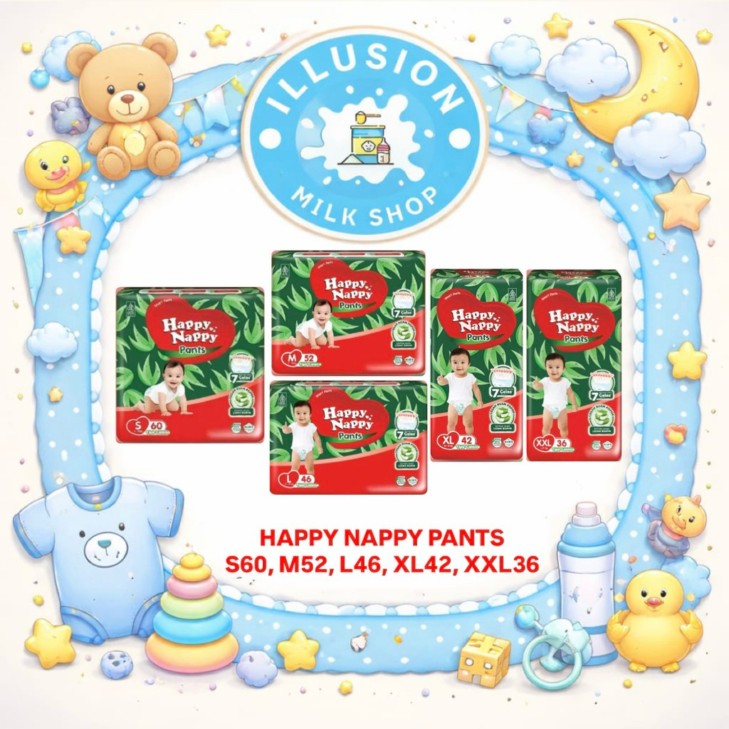 Live Happy Nappy Pants (S60, M52, L46, XL42, XXL36)