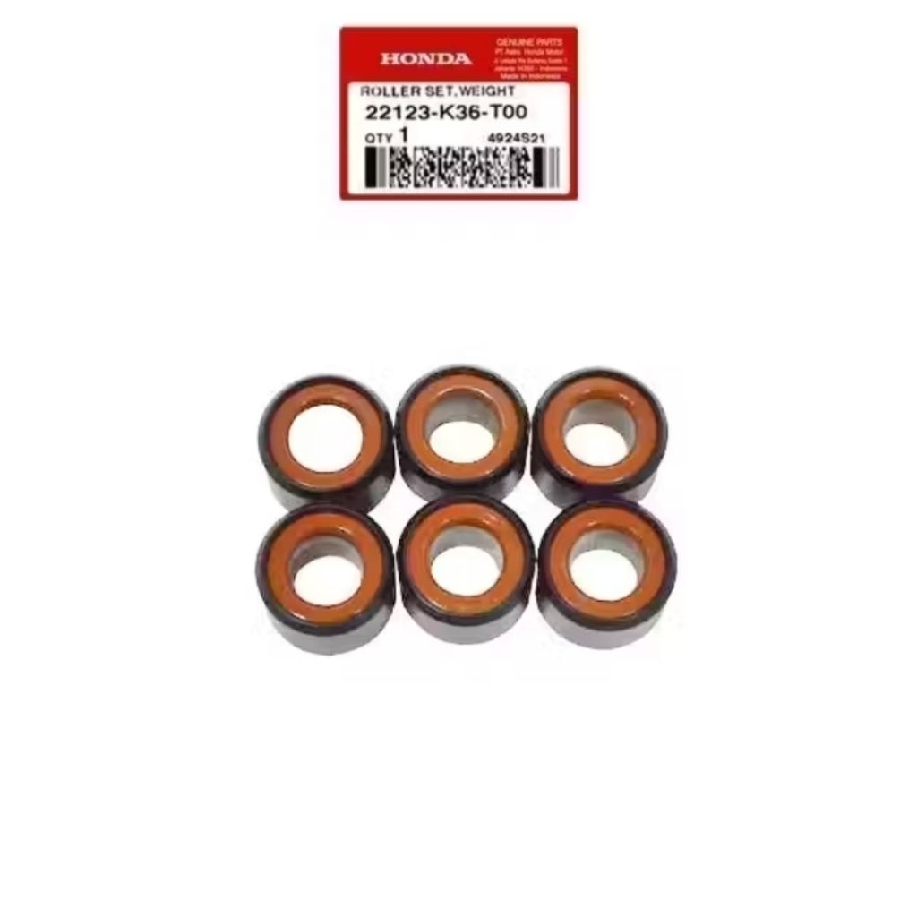 22123K36T00 ชุดลูกกลิ้งน้ําหนัก 15 กรัม Vario 150 Led Old Vario 150 Led ใหม่ของแท้หรือเดิม Honda AHM