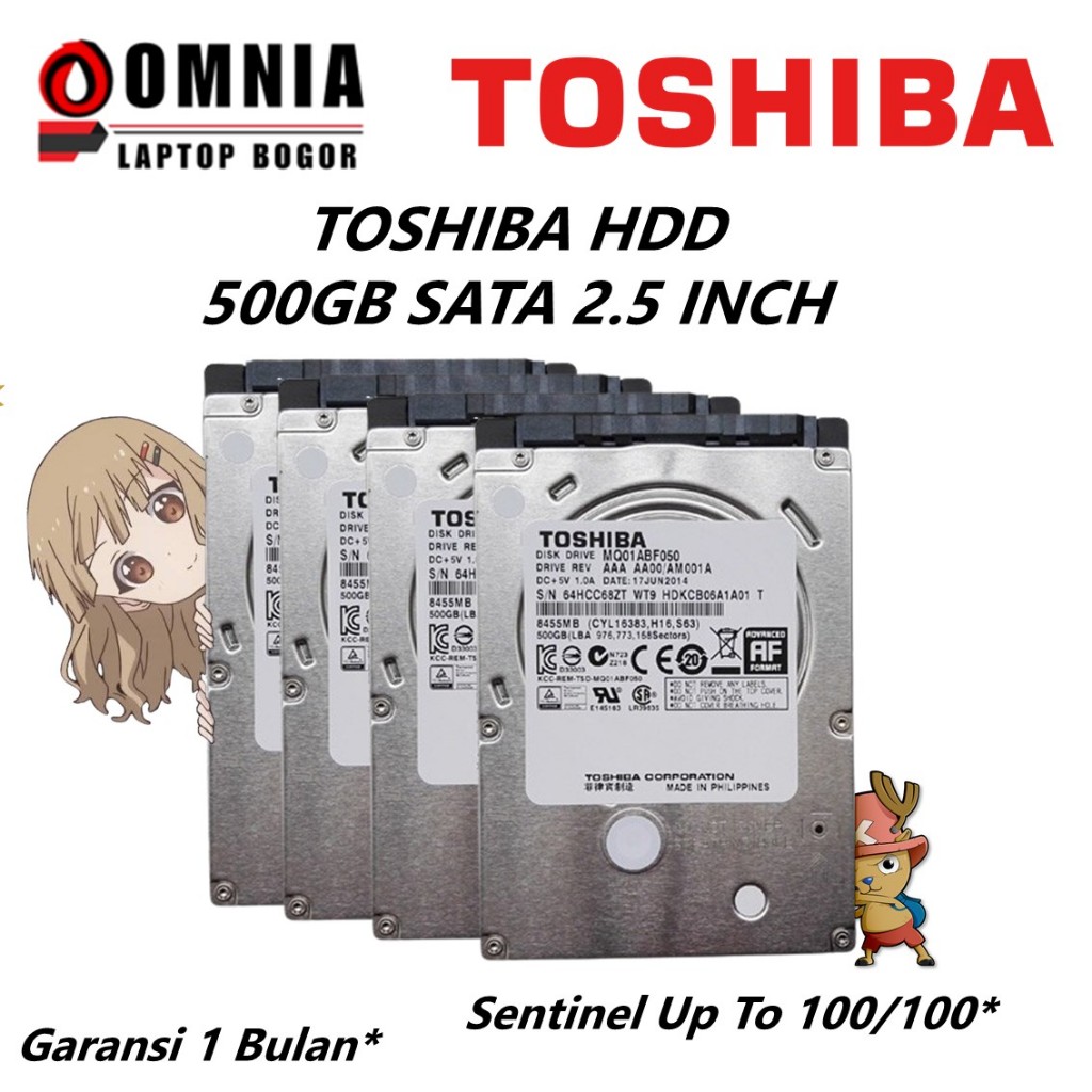 Sata HDD 2.5 นิ้ว 500gb 7200Rpm พร้อมการรับประกัน