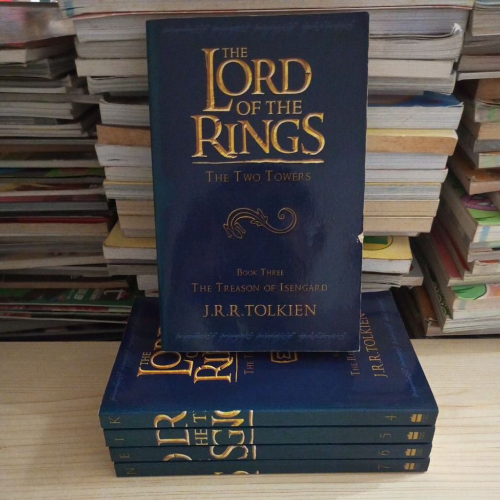 THE LORD OF THE RINGS NOVEL 4 5 6 7 โดย JRR TOLKIEN หน่วยต้นฉบับ