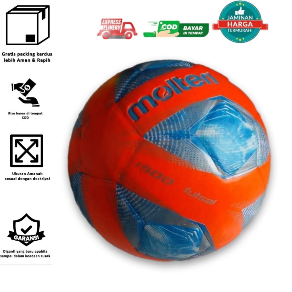 Molten Vantagio 1500 Size 4 Futsal Ball - น้ําหนักเบา ทนทาน เหมาะสําหรับ Indoor & Outdoor