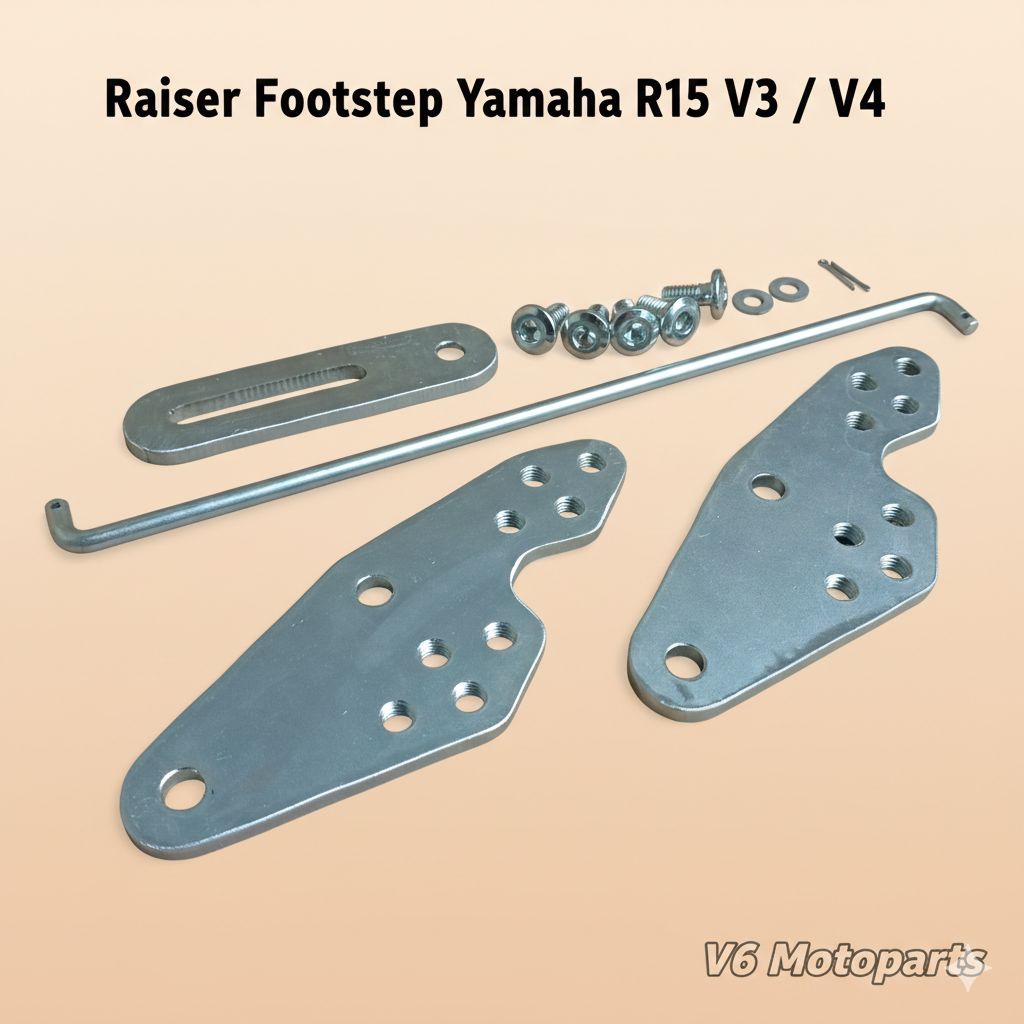 Raiser Footstep Yamaha R15 V3 / Yamaha R15 V4 / Yamaha R15 VVA, Footstep Heightener Yamaha R15 V3 / 