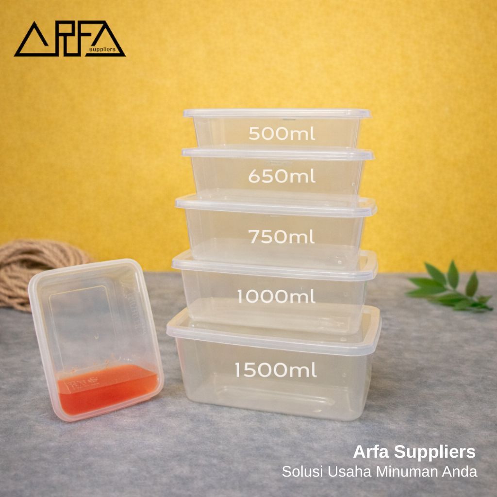 กล่องอาหาร Thinwall 500ml - 650ml - 750ml - 1000ml - 1500ml