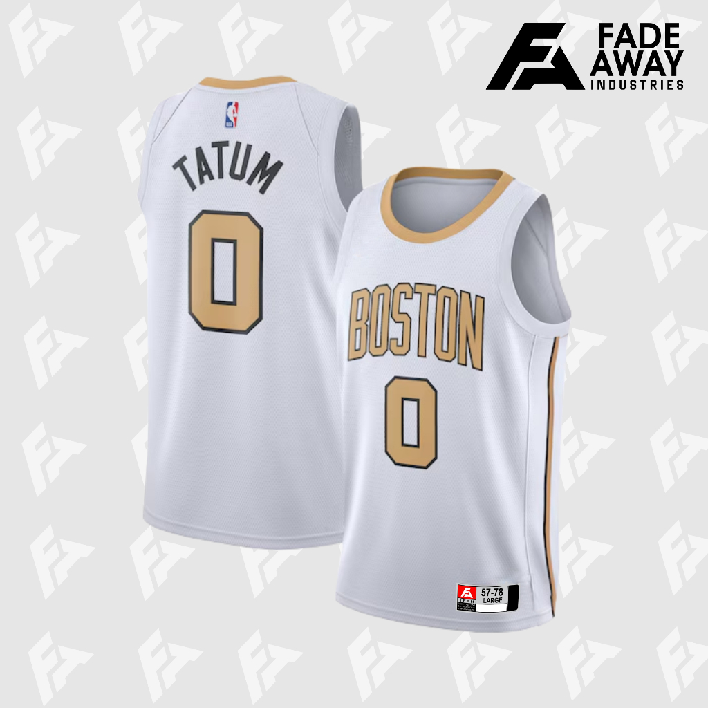 JERSEY BASKETBALL TATUM 0 BOSTON CELTICS CITY EDITION สีขาว