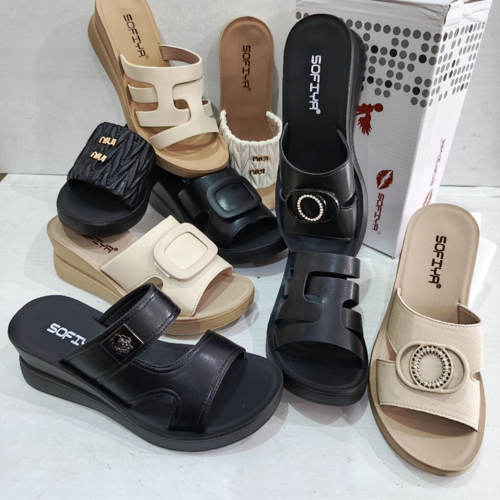 Sofiya Haq Sandals Medium 5.5cm Type 6910-15 Original Import Sofiya | โซฟียา 6910-38 | โซฟียา 6910-1
