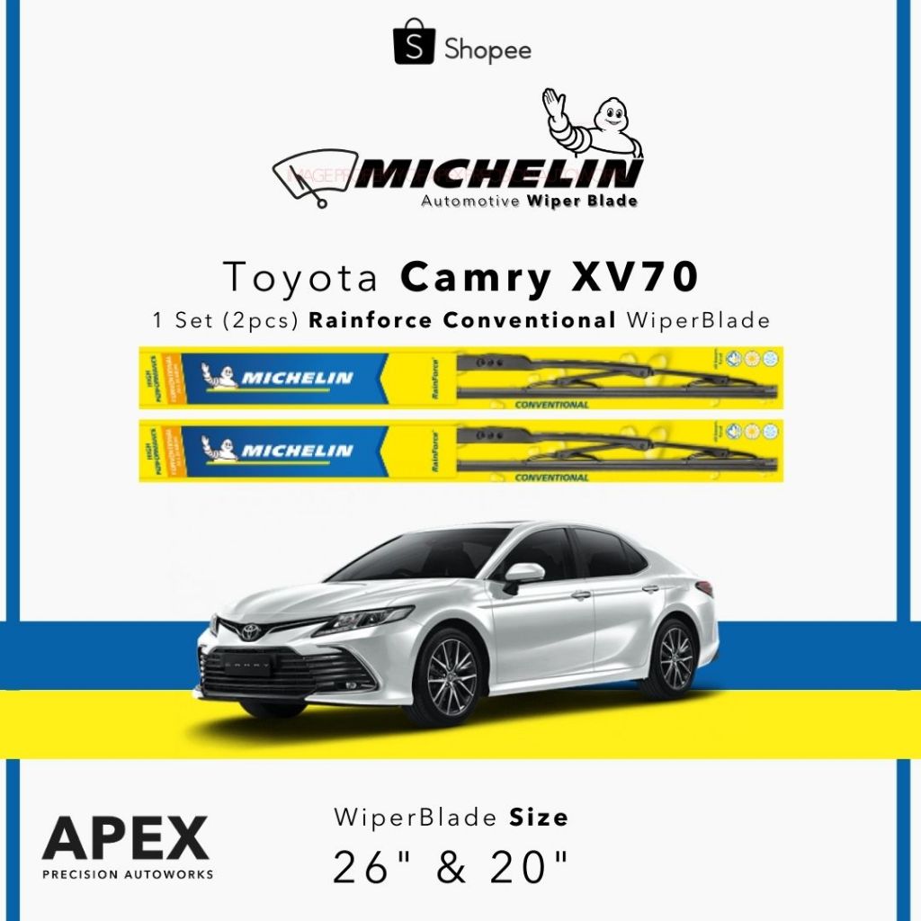 MICHELIN RAINFORCE CONVENTIONAL WIPER สําหรับ CAMRY XV70