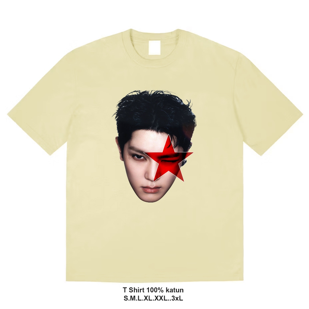 เสื้อยืด kpop Taeyong nct ty track Remastered คอนเสิร์ต vieesi Taeyong head